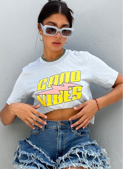 Good Vibes Crop Top