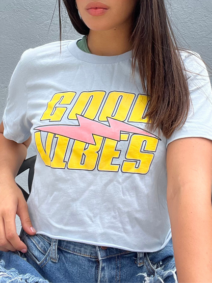 Good Vibes Crop Top