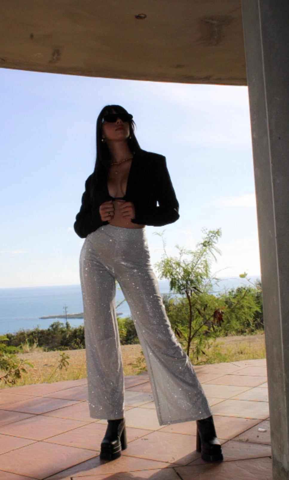 Party Girl Silver Pants