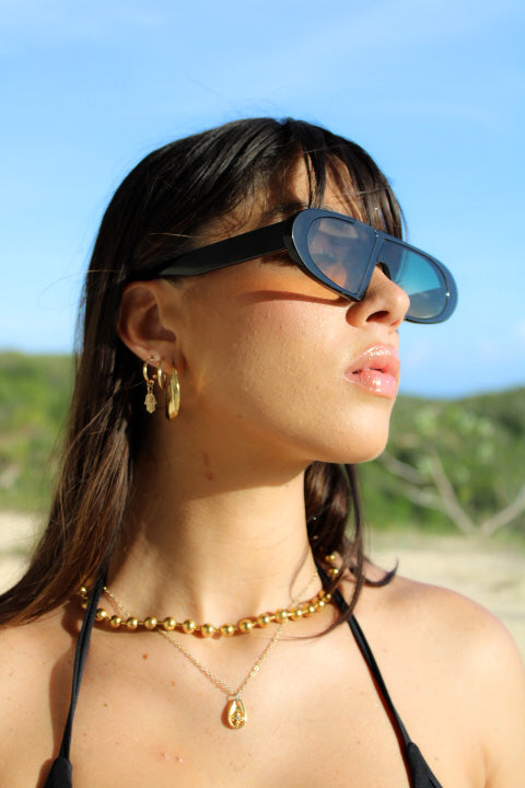 Futuristic Asymmetric Sunglasses