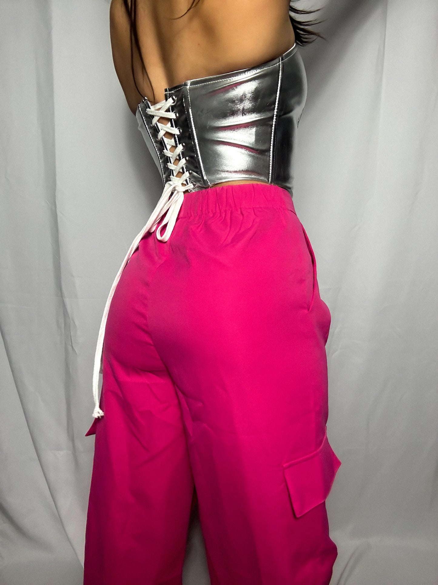 Hot Pink Cargo Pant