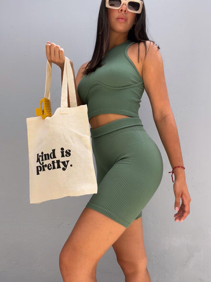 Kind is pretty-small tote bag