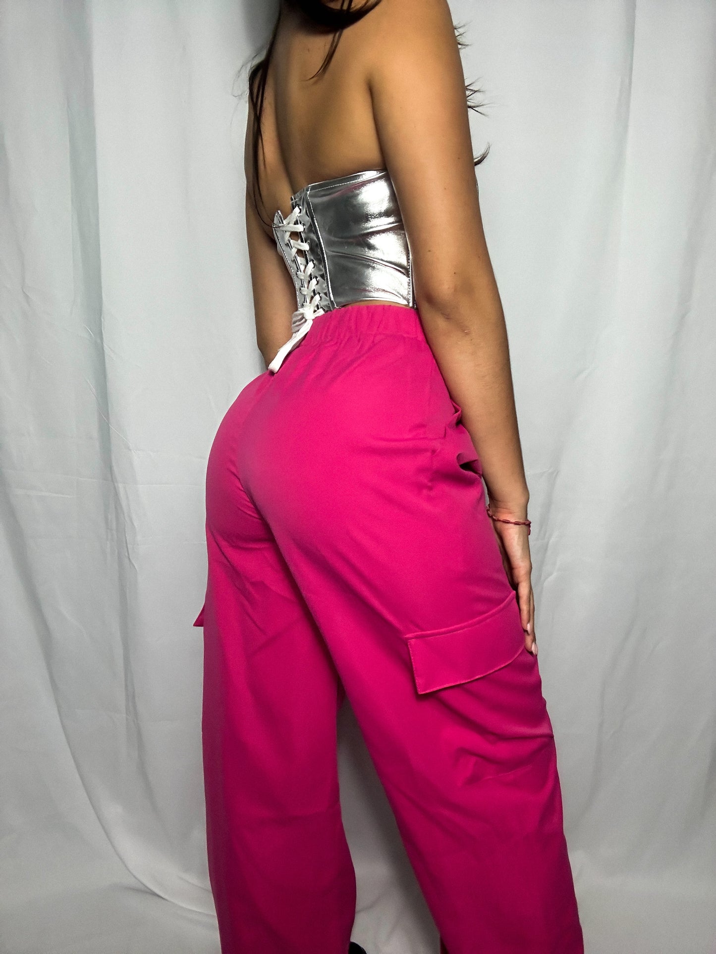 Hot Pink Cargo Pant