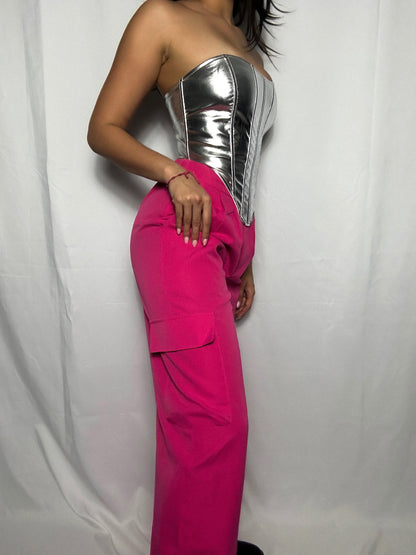 Hot Pink Cargo Pant